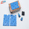 High adhesion and low hardness 35SHORE00 thermal conductive silicone pad 1.5w for heating devices and heat sink