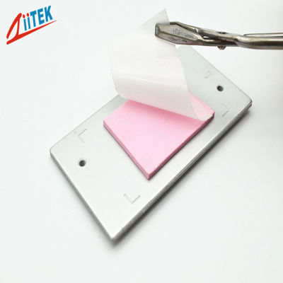 Best Sell China Manufacturer 2W Pink Silicone Thermal Conductive Pad For Heating Pipe Thermal Solutions