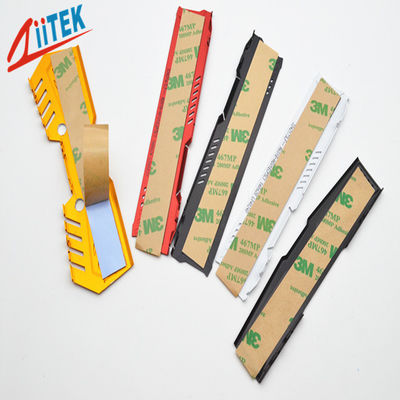 Electric Insulation Blue Silicon Thermal Pad Low Volatile Material 0.3mmT For LED Street Light